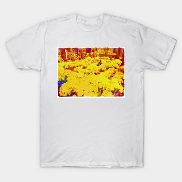 1000 Yellow Daisies T-Shirt by Fenay-Designs